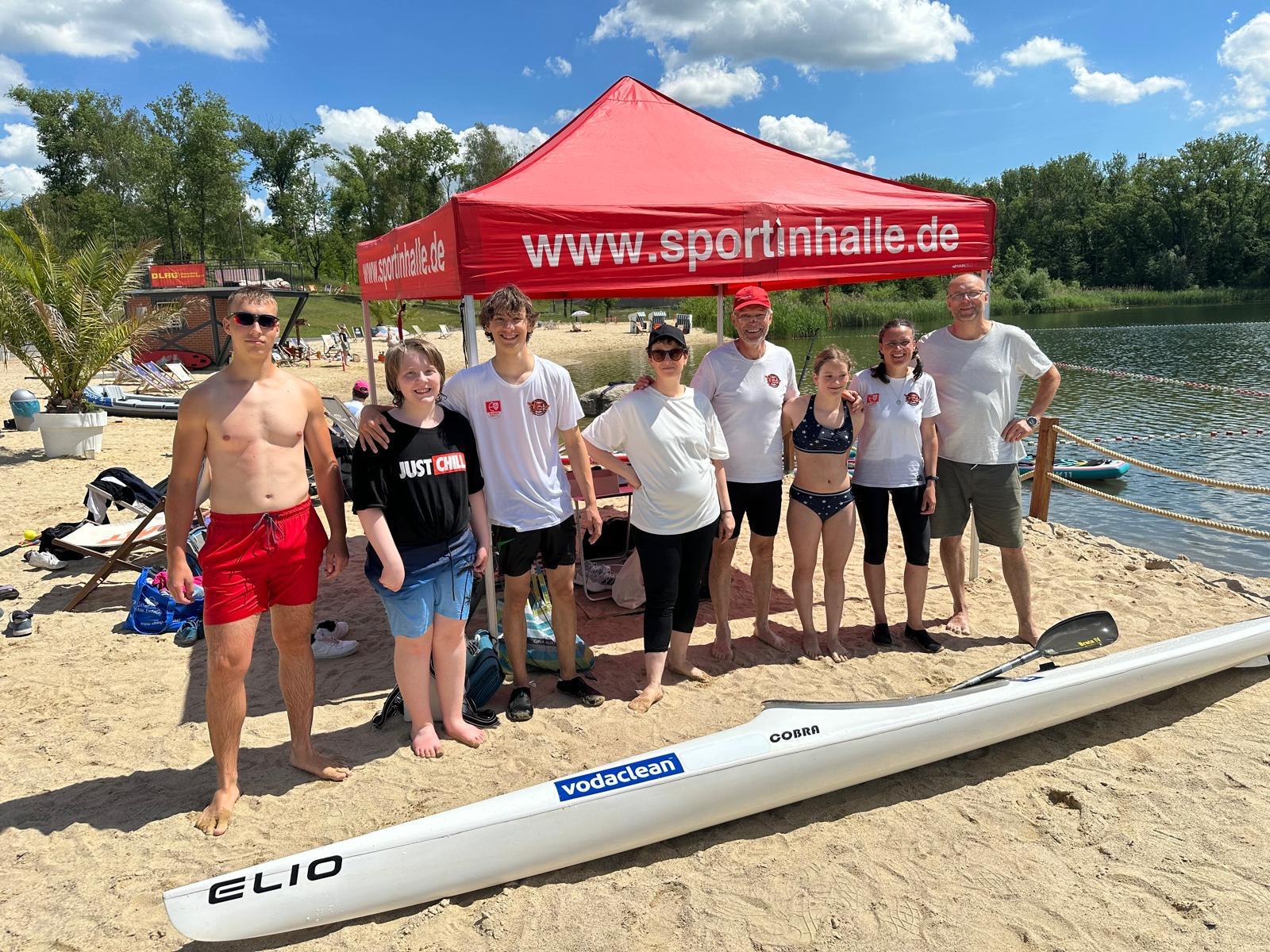 Du betrachtest gerade Erfolgreiche Premiere: Erster SUP-Wettkampf der Red Shark Paddlers am Pappelgrund