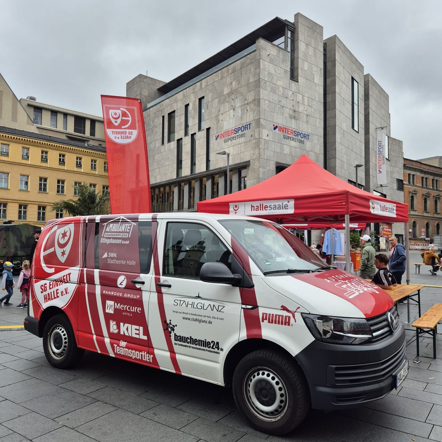 Du betrachtest gerade SG Einheit, beim Tag der deutschen Einheit auf dem Marktplatz